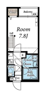 グランクオールLehua7【3階】の間取り