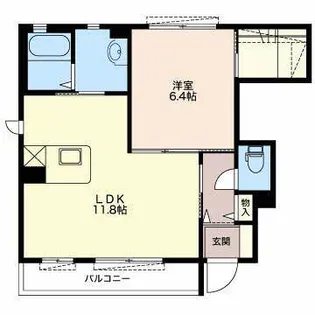 ArcadiaVII【1階】の間取り