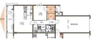 GRANDGRACE富ケ丘【1階】の間取り