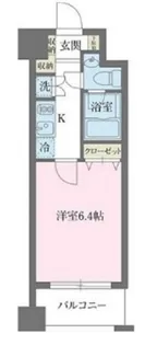 KDXレジデンス森下千歳【9階】の間取り