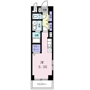 シャトレエレガン【3階】の間取り