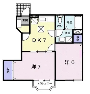 ファイン湘南【1階】の間取り