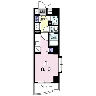 エスタシオン【8階】の間取り