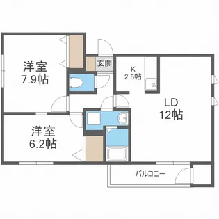 ユイマールハウス【2階】の間取り