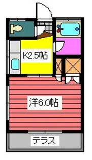 赤羽ハイツ【1階】の間取り