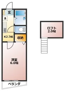 ソレイユ練馬【2階】の間取り