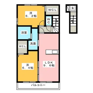 ブライト リーフ【2階】の間取り