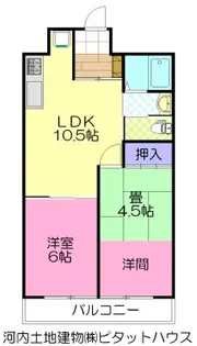 第3チサンマンション【2階】の間取り
