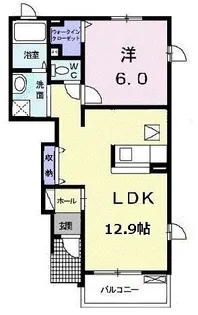 ソシア美春V【1階】の間取り