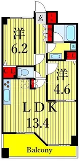 ラナイグランドハイライズ【4階】の間取り