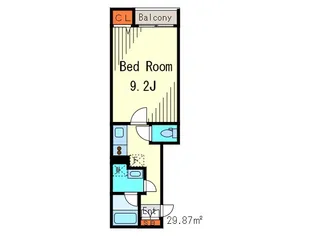 グランコンフォート浅草【2階】の間取り