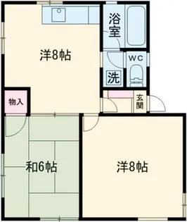 メゾン青葉【1階】の間取り