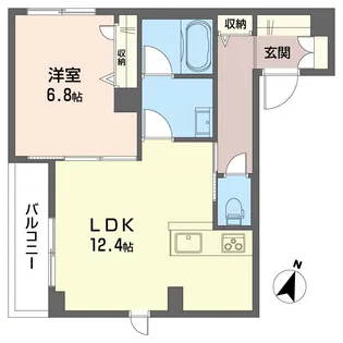 カーサ北沢【2階】の間取り