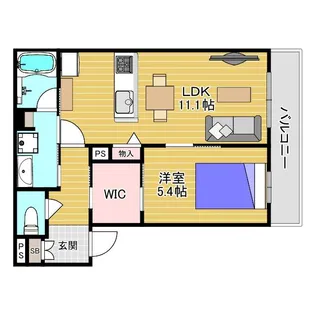 シャーメゾン ボーテ【2階】の間取り