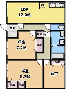 Relive BH 蒲田【1階】の間取り