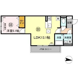 D‐Resena檍【3階】の間取り