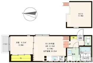 Harmony Terrace ~Felice~ 千林大宮【1階】の間取り