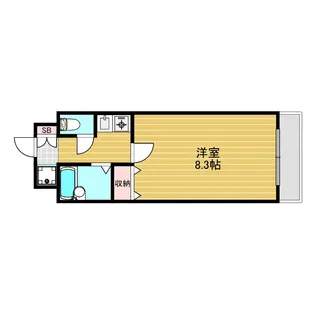 セブンハイツ【5階】の間取り