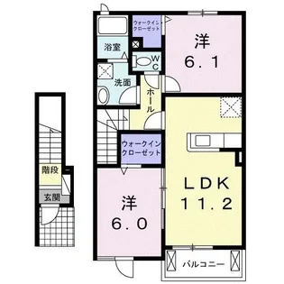 エクセレント平和台 I【2階】の間取り