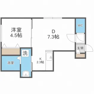 ヴィバーチェ麻生【2階】の間取り