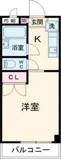 深沢セブンハイツ【2階】の間取り