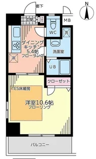 芝公園テラス【4階】の間取り