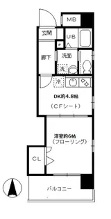 STRADA清澄白河【4階】の間取り