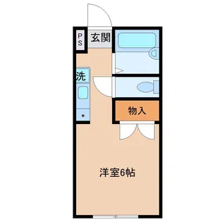 サンハイム西千葉【2階】の間取り