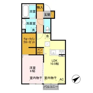 ベルミーノ【1階】の間取り