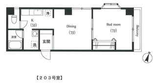 アーバン羽根木【2階】の間取り