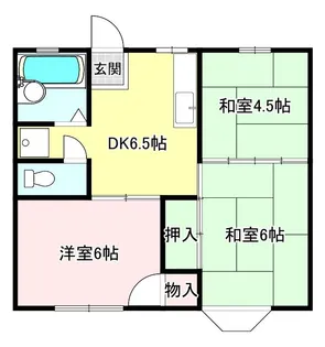 グランデールD【1階】の間取り