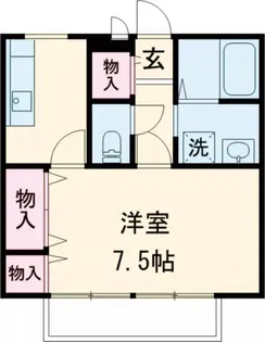プレアマール【1階】の間取り