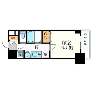 プレサンス名古屋STATIONアライブ【6階】の間取り