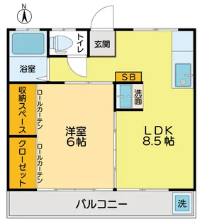 コーポよりや【2階】の間取り