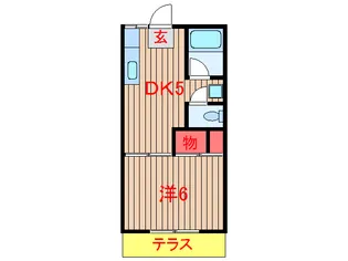 ジョワージファミーユ5号棟【1階】の間取り