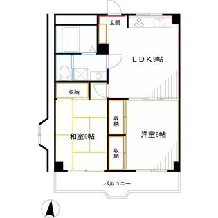 セントラルハイツ【3階】の間取り