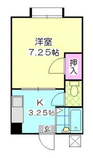 ディアコートA【2階】の間取り