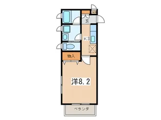 casa fujiview【1階】の間取り