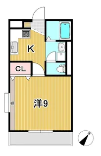 プルミエールA【1階】の間取り