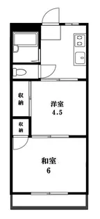 グリーン第3ハイツ【2階】の間取り
