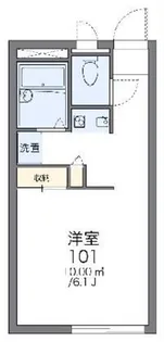 レオパレス晴雅【2階】の間取り