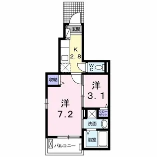 Aurora【1階】の間取り