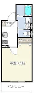 INOVE長瀬IV【3階】の間取り