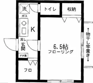 南品川ハイツ【2階】の間取り