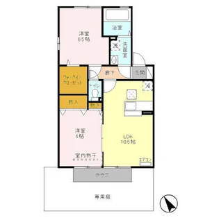 アモーレA【1階】の間取り