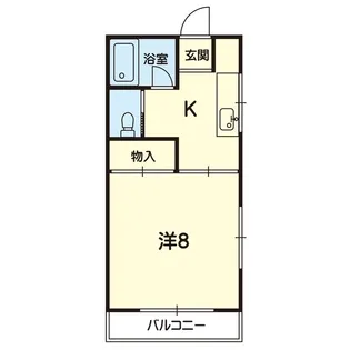 上水前寺Kビル【4階】の間取り
