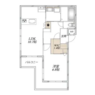 アルカンシエル【2階】の間取り