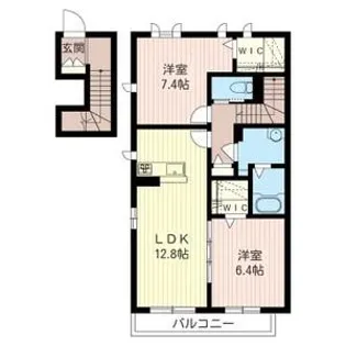 エストレラII【2階】の間取り