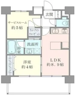 CORVAL本郷三丁目【9階】の間取り