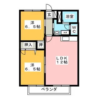 プレミール2000 C棟【2階】の間取り